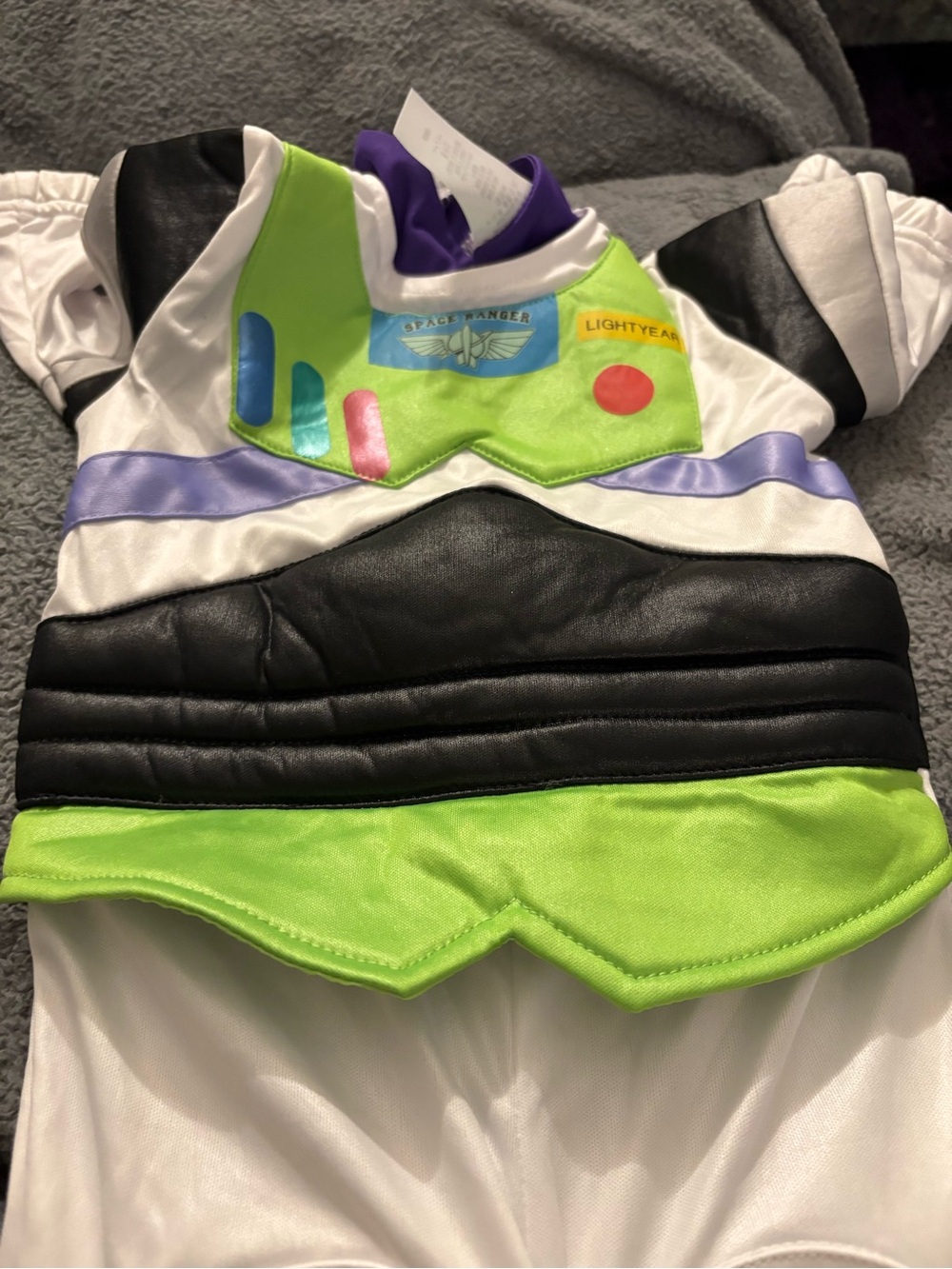 Disney Buzz Lightyear Costume in Green, White, Black and Purple